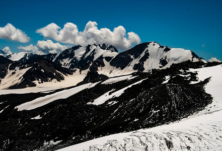 雪山景观山上有雪山地景观雪山景观山上有雪洛杉矶山高清图片