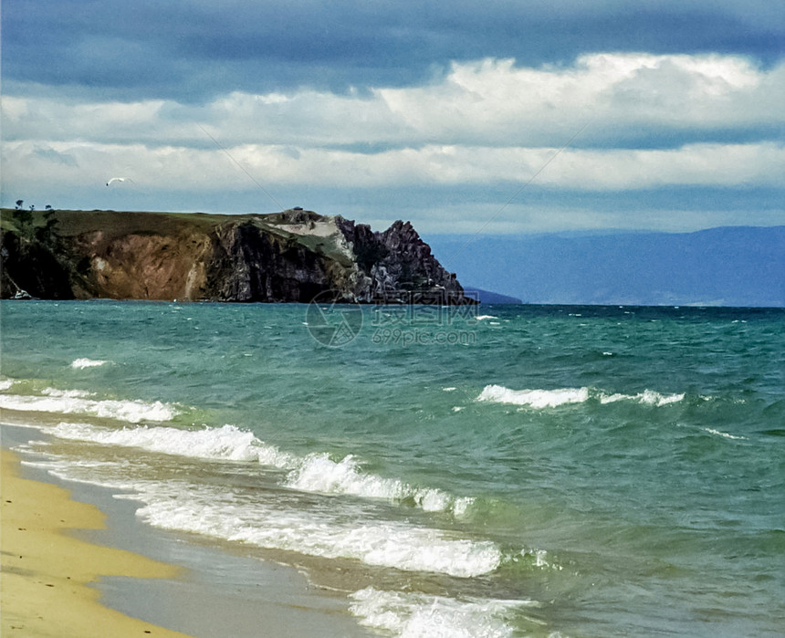 Baikal自然Baikal湖海岸景观Baikal湖自然Baikal湖海岸景观图片