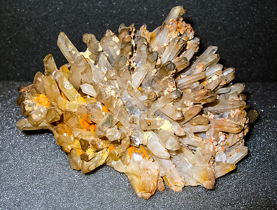 烟水晶岩石矿物的晶体自然石美丽背景