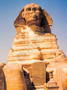 埃及史芬克斯古埃及代雕像高清图片