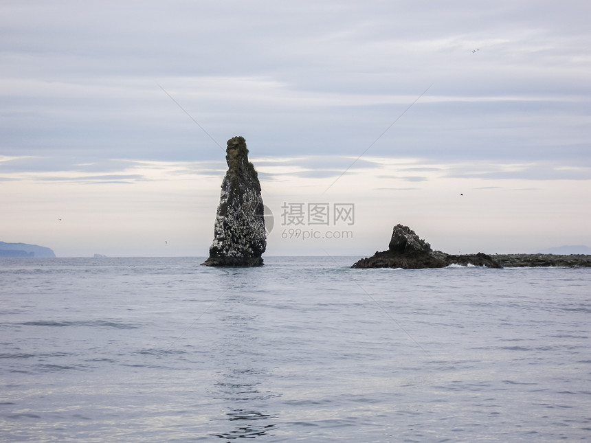 堪察卡的自然质堪察卡半岛的景观和光辉象堪察卡的观山脉和堪察卡火图片