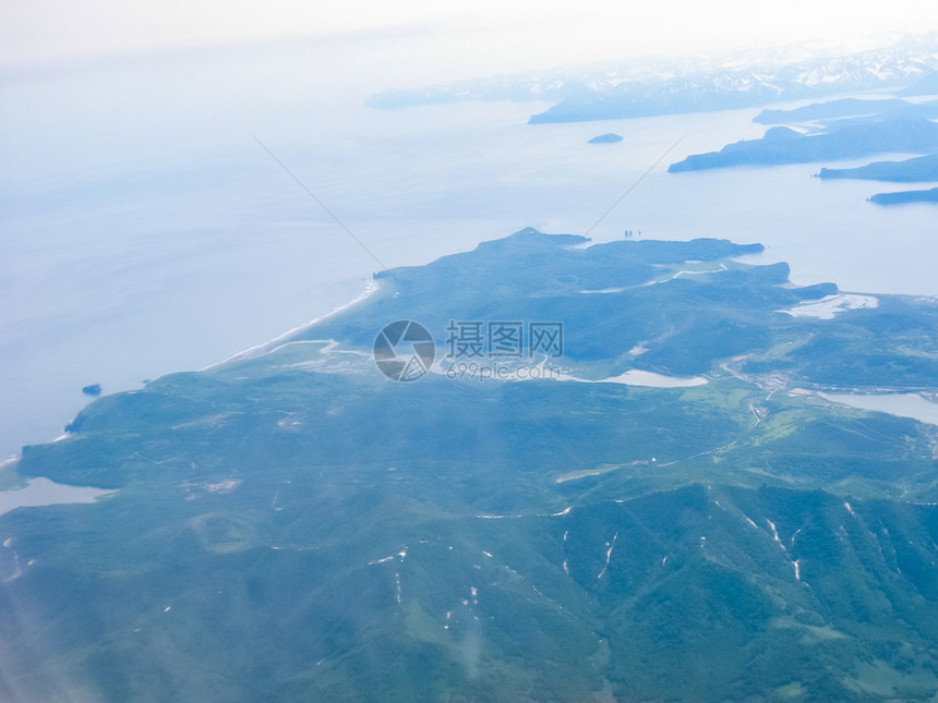 堪察卡的自然质堪察卡半岛的景观和光辉象堪察卡的观山脉和堪察卡火图片