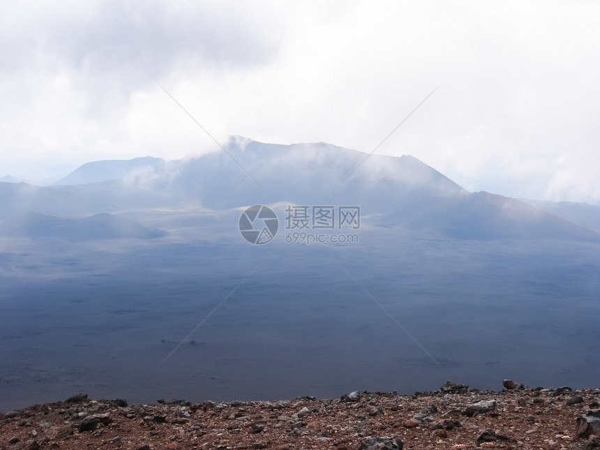 堪察卡的自然质堪察卡半岛的景观和光辉象堪察卡的观山脉和堪察卡火图片