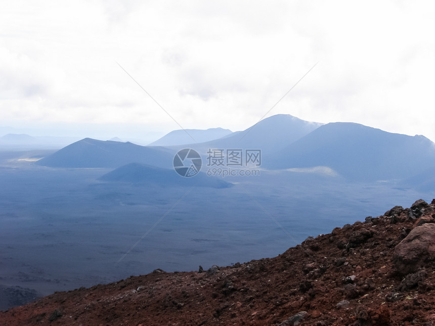 堪察卡的自然质堪察卡半岛的景观和光辉象堪察卡的观山脉和堪察卡火图片