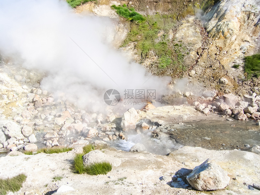 堪察卡的自然质堪察卡半岛的景观和光辉象堪察卡的观山脉和堪察卡火图片