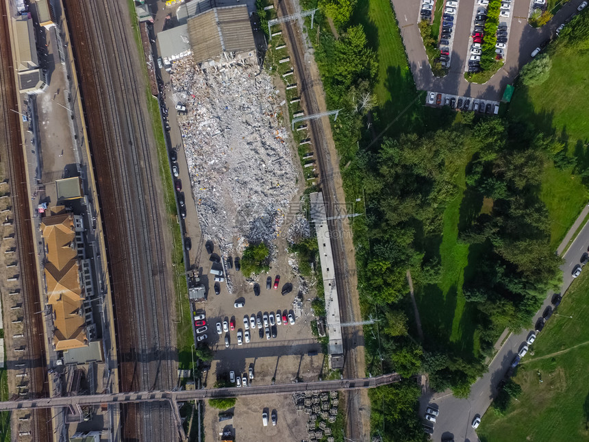 莫斯科市的顶端景色城市的建筑道路和其他基础设施从上面看城市景色从上面看城市景色图片