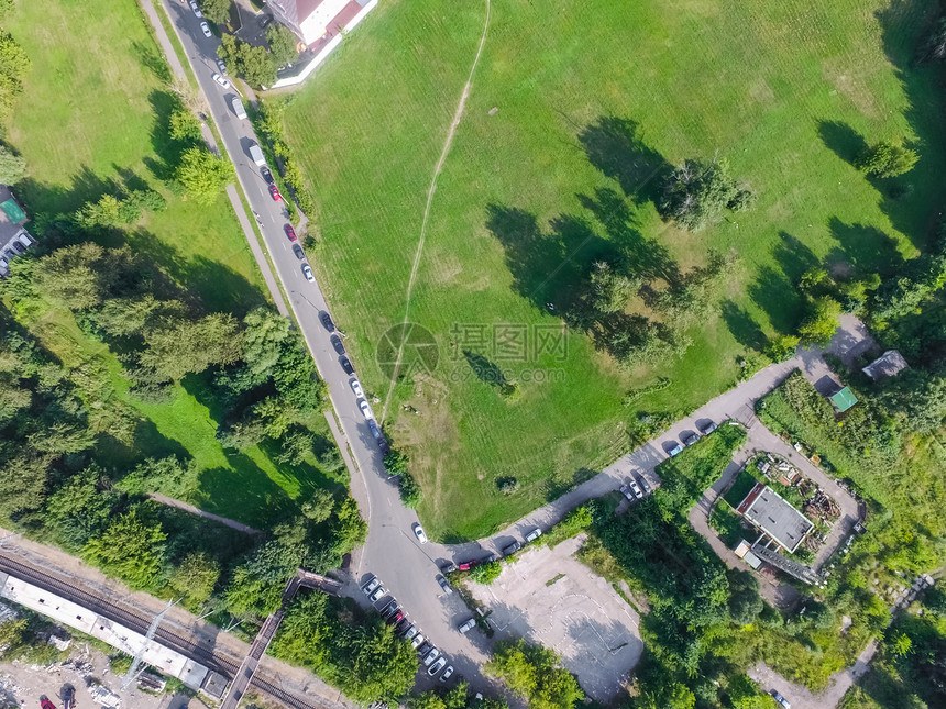 莫斯科市的顶端景色城市的建筑道路和其他基础设施从上面看城市景色从上面看城市景色图片