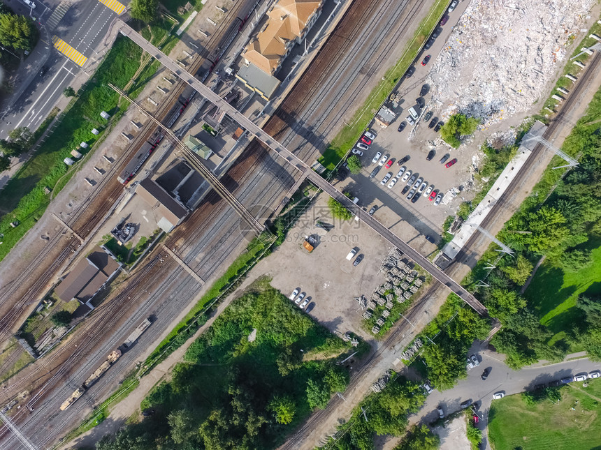 莫斯科市的顶端景色城市的建筑道路和其他基础设施从上面看城市景色从上面看城市景色图片