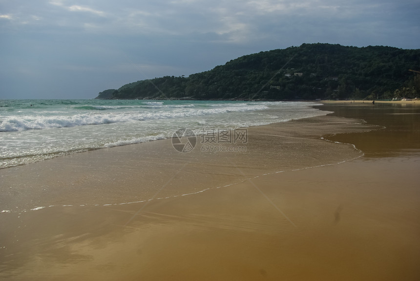 泰国的海滩岸线泰国的滩岸图片