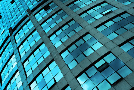 建筑物摩天大楼窗户反光图片