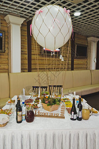 Banquet大厅的原设计气球模型是喜庆桌853的装饰品图片