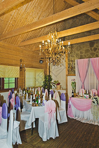 粉红色的节日礼堂班奎特服5630的节日装饰图片