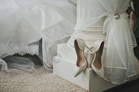 婚礼前的新娘鞋4325图片