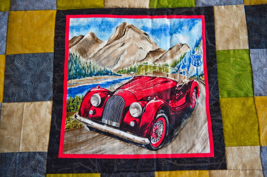 床边的暖毯子制作3041毛毯的手工艺图片