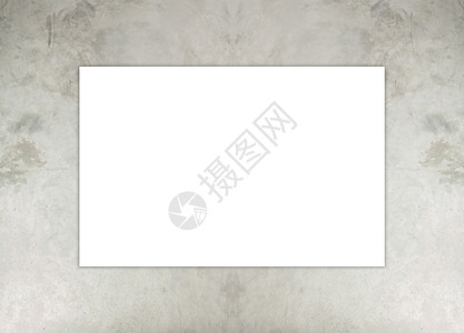 水泥墙纹理背景的空白皮书板模版商业演示内容概念图片