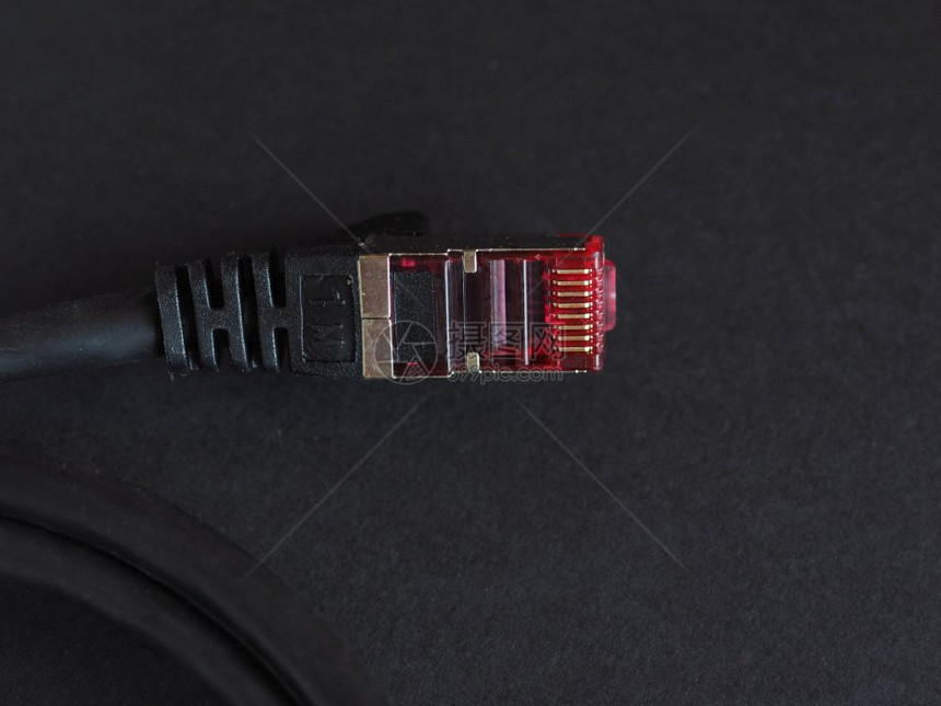 用于局域网以太网连接的RJ45插头RJ45以太网插头图片
