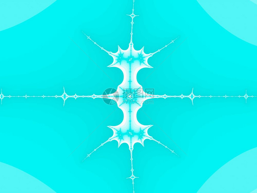 azure蓝色抽象分形图解作为背景有用抽象分形背景图片