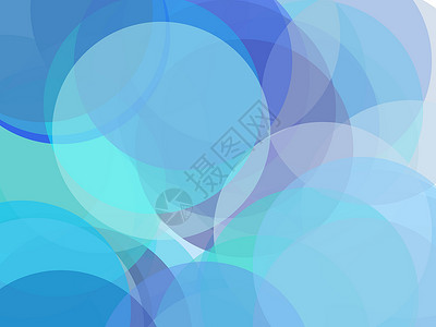 抽象的极简蓝色插图以圆圈为背景抽象蓝色圆圈插图背景高清图片