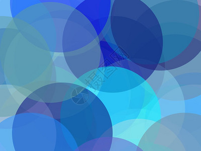 抽象的极简蓝色插图以圆圈为背景抽象蓝色圆圈插图背景图片