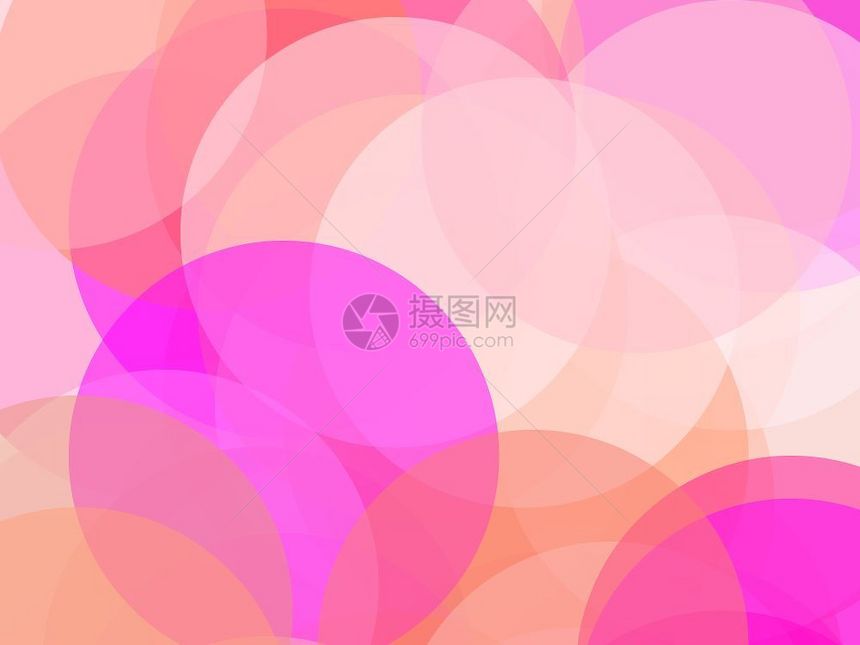 带有圆圈作为背景有用的粉红色简要图解图片