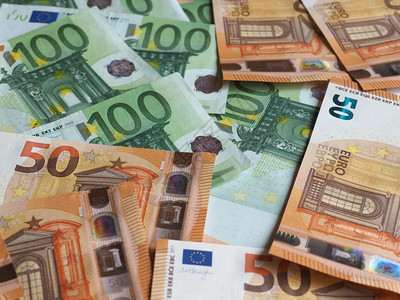 50欧元和1钞票洲联盟货币50欧元和1纸币洲联盟图片