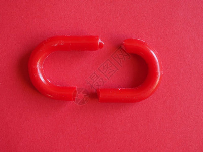 红色断链象征自由断链背景图片