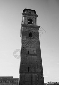 意大利都灵大教堂以黑白两色标印都灵大教堂以黑白两种颜色标印图片