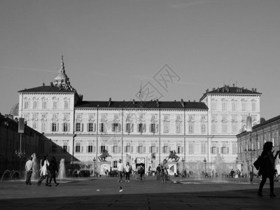 2018年月日PalazzoReale意指皇宫的黑白两色背景图片