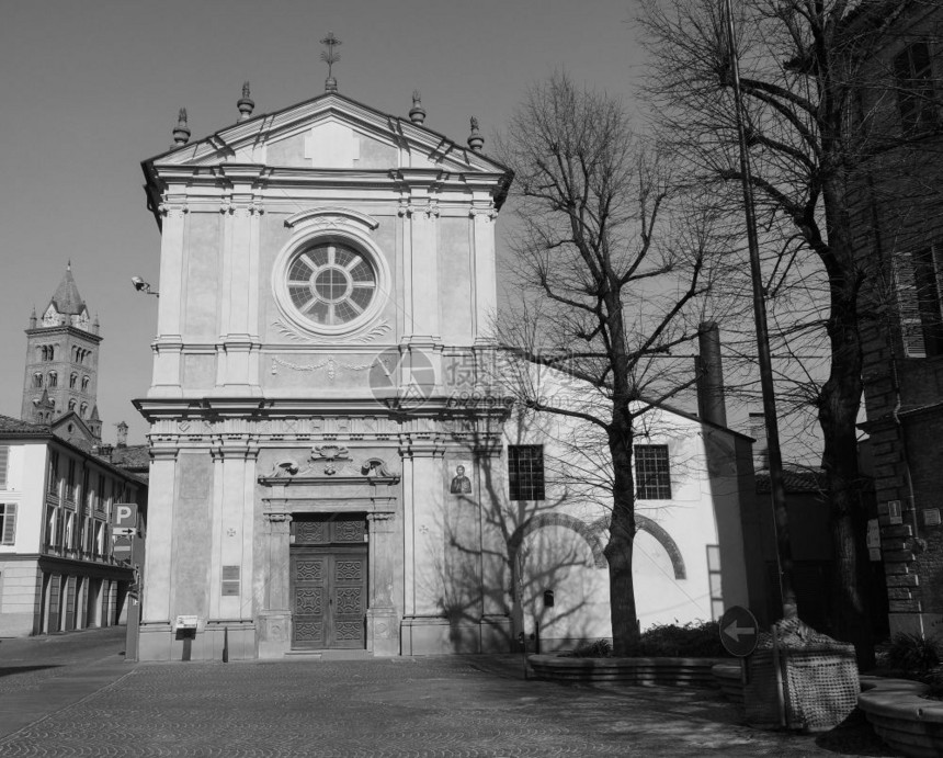 SantaCaterina圣卡特哈林教堂意大利阿尔巴黑白教堂图片