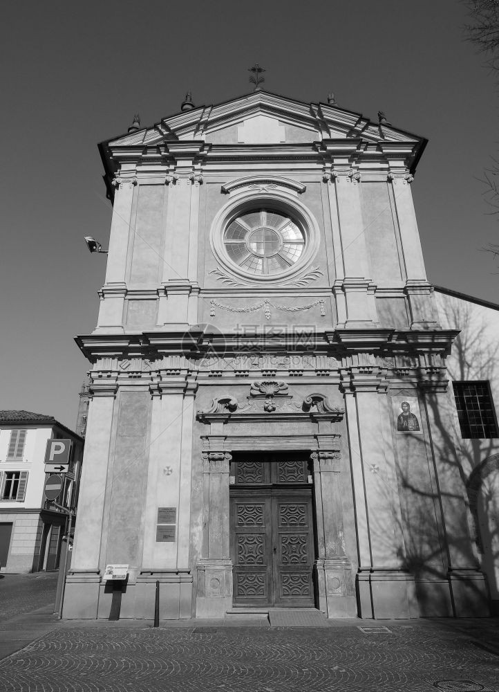 SantaCaterina圣卡特哈林教堂意大利阿尔巴黑白教堂图片