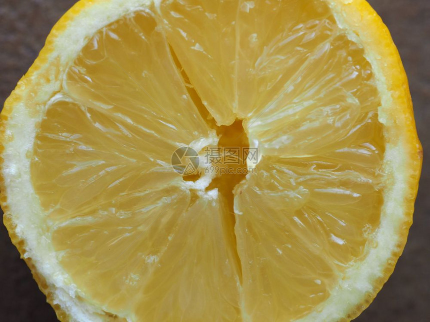 切片黄柠檬Citrusx豪华轿车水果素食品柠檬水果片图片