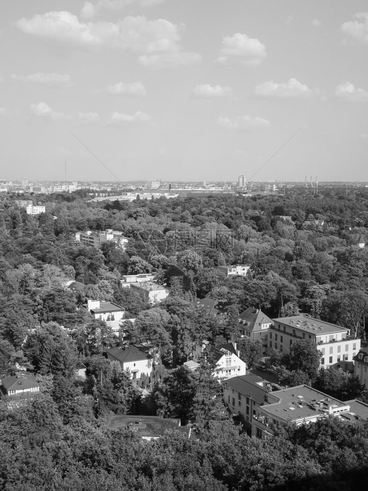德国柏林市的空中景象黑白两色德国柏林市的空中景象黑白柏林的空中景象图片