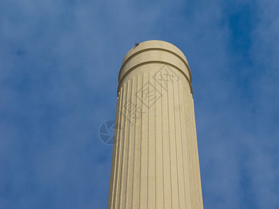 联合王国伦敦巴特海发电站的Chimne伦敦巴特海发电站烟囱图片