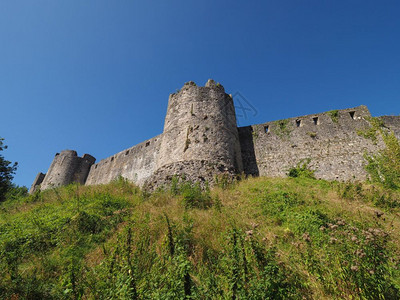 切普斯托城堡遗址威尔士卡斯泰尔卡斯格温在切普斯托英国切普斯托城堡遗址图片
