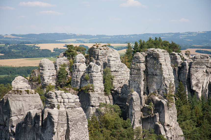 捷克塞斯基拉吉砂岩全景图片