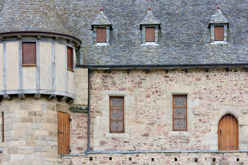 法国布列塔尼古老城堡罗切图片