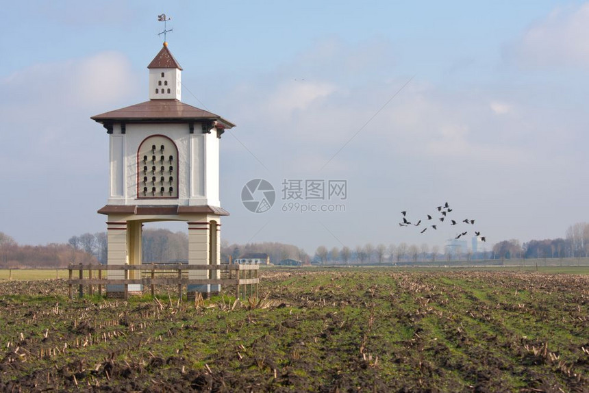 杜奇乡村地貌的大鸽屋图片