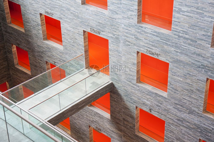现代建筑里有大橘子室的未来内图片