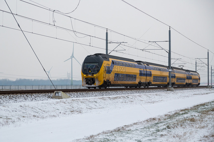荷兰农村冬季风景培训图片