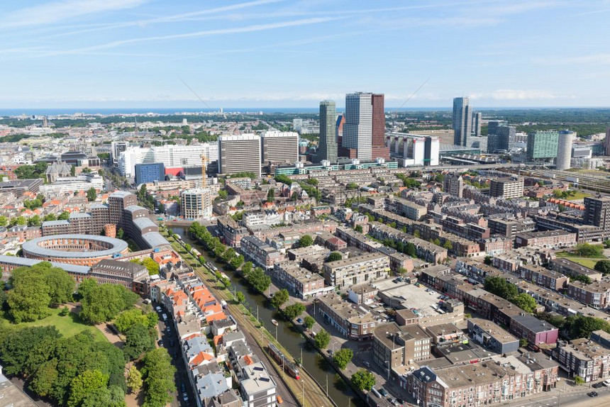 荷兰政府城市海牙空中景观图片