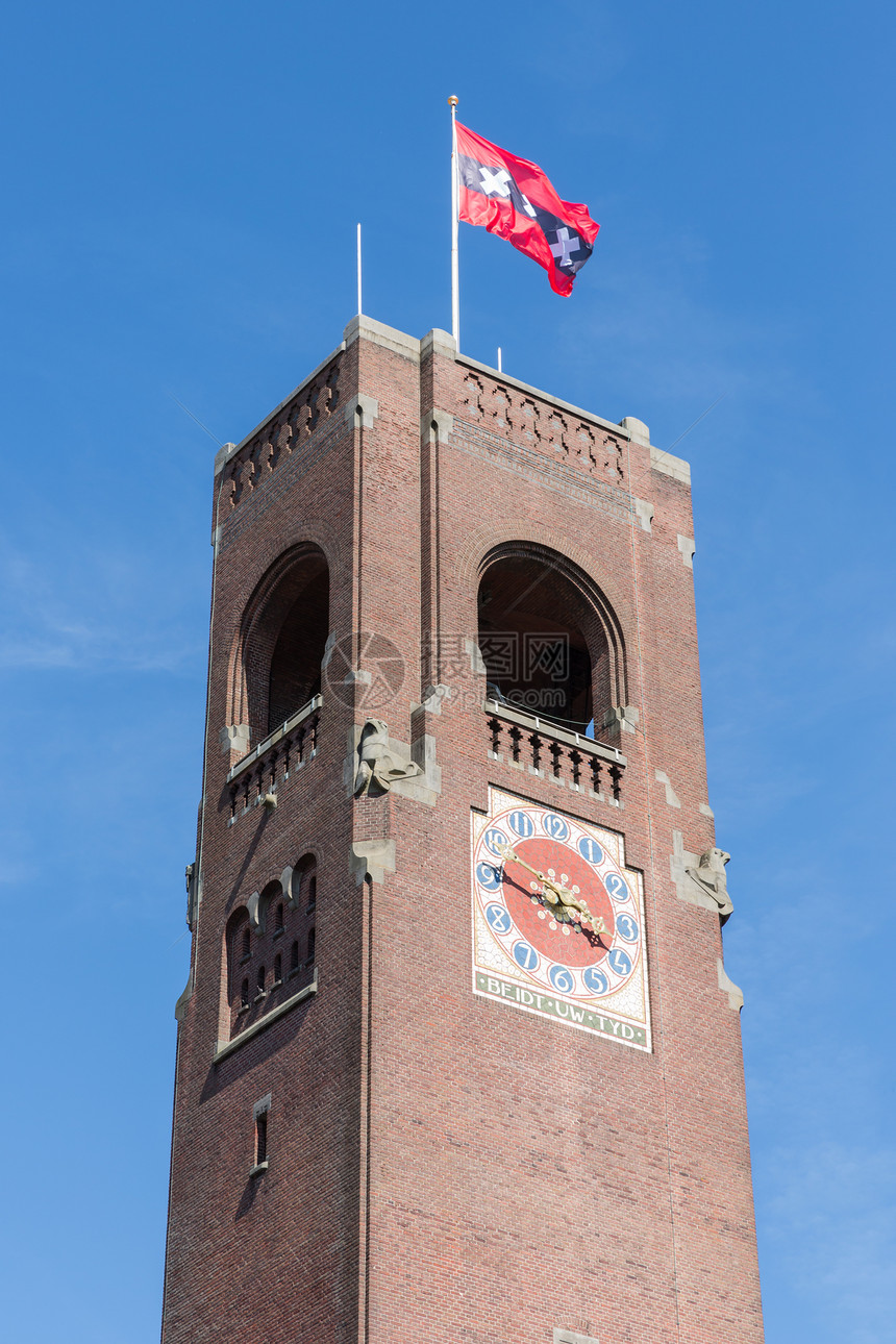 阿姆斯特丹股票市场砖石塔BeursvanBerlaage图片