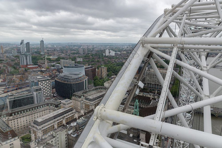 从千年车轮到伦敦市的空中景象从千年车轮到伦敦市的空中景象图片