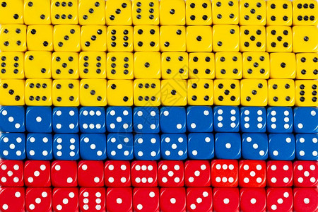 哥伦比亚其底棋背景多彩其底骰背景图片