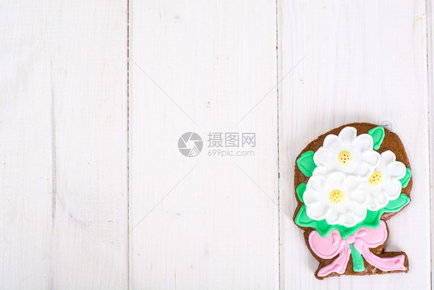 节假日礼物Imbirnye姜饼加冰淇淋Studio照片假日礼物姜面包加冰淇淋图片