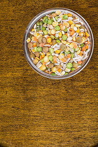 谷类豆扁大米麦工作室照片混合谷物大米麦混合图片
