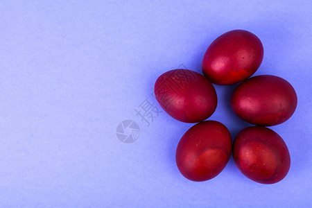 红色复活节复活节红蛋背景明亮工作室照片背景