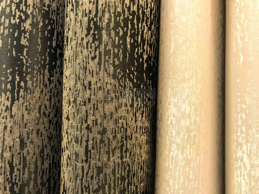 窗帘不同颜色的制造厂商工作室照片图片