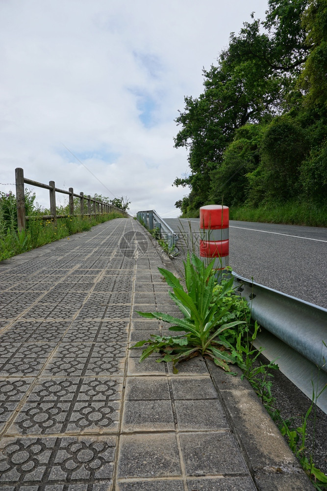 山中的道路图片