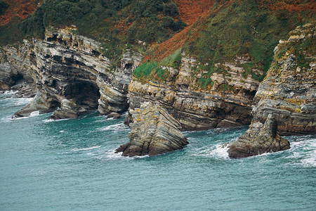 海岸悬崖图片