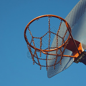 街头篮球背景图片
